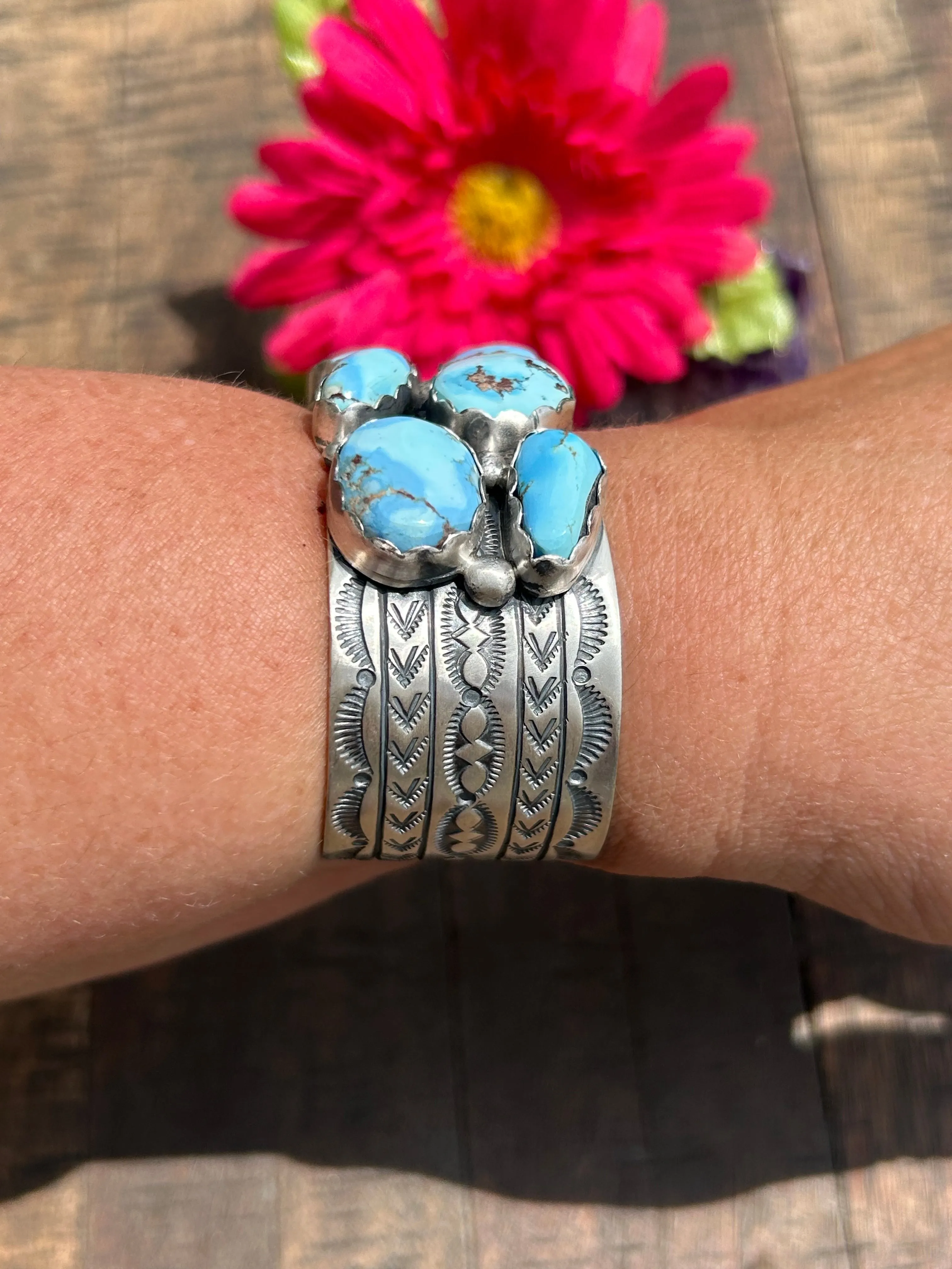 8 Stone Golden Hills Cuff