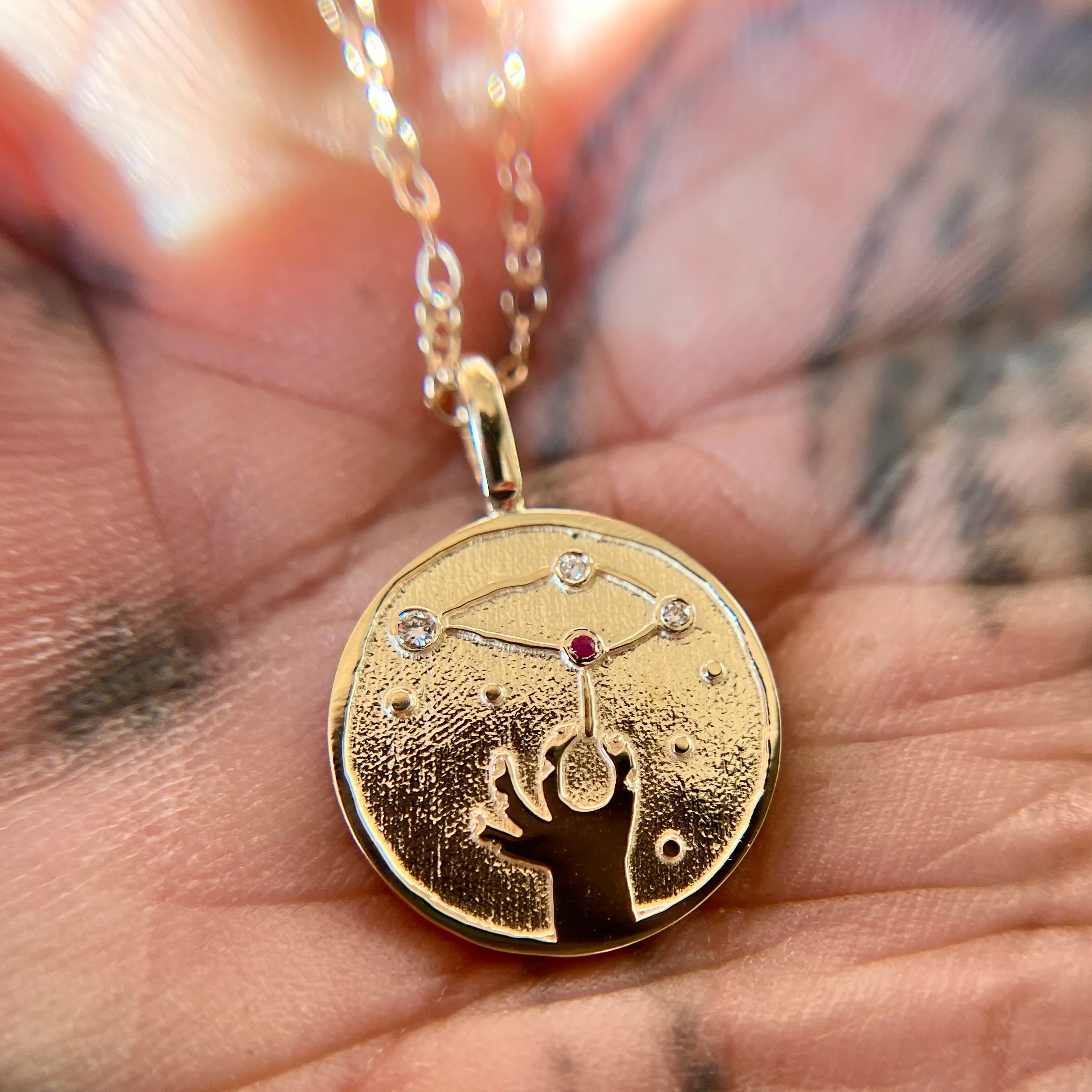 A Light in The Dark 14k gold