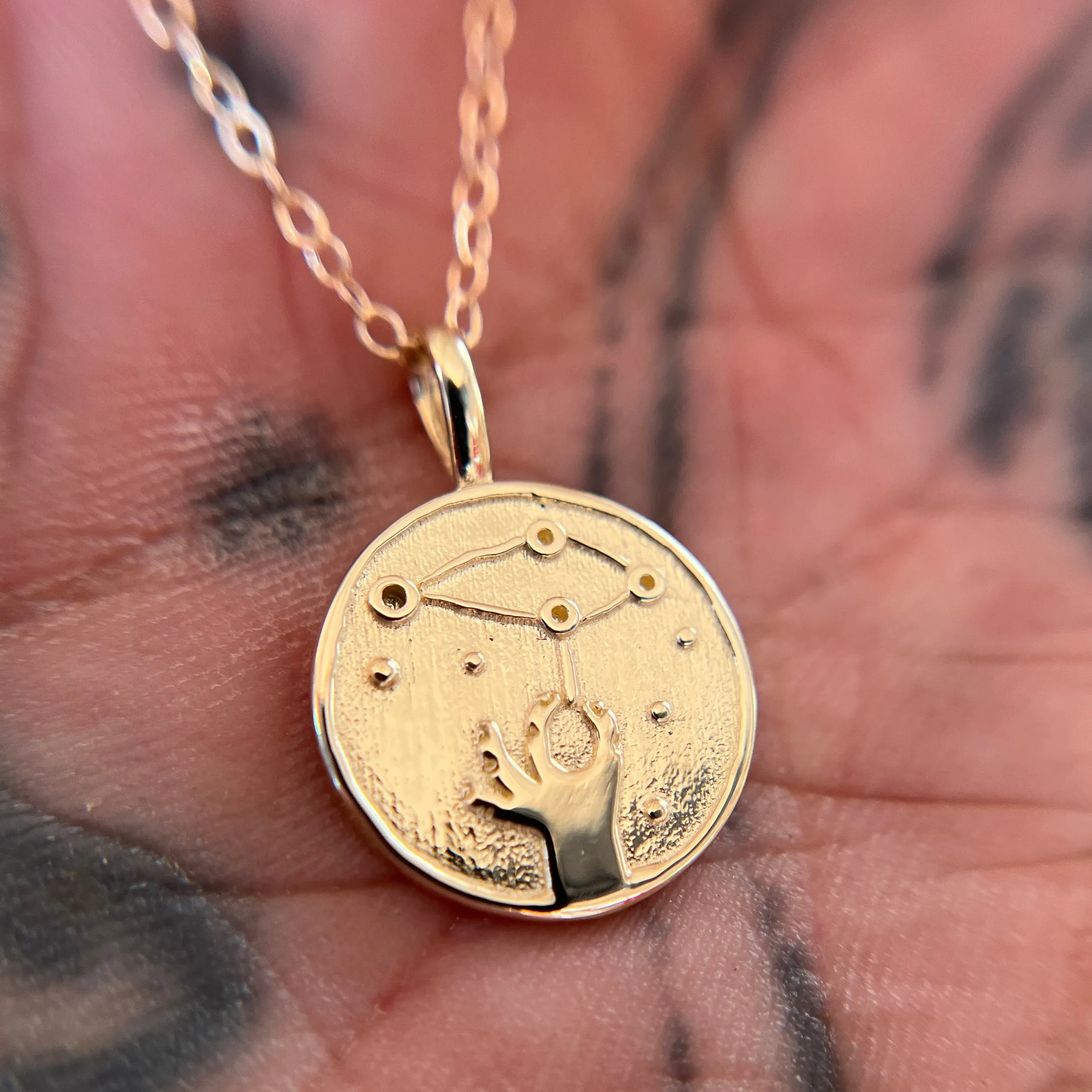 A Light in The Dark 14k gold