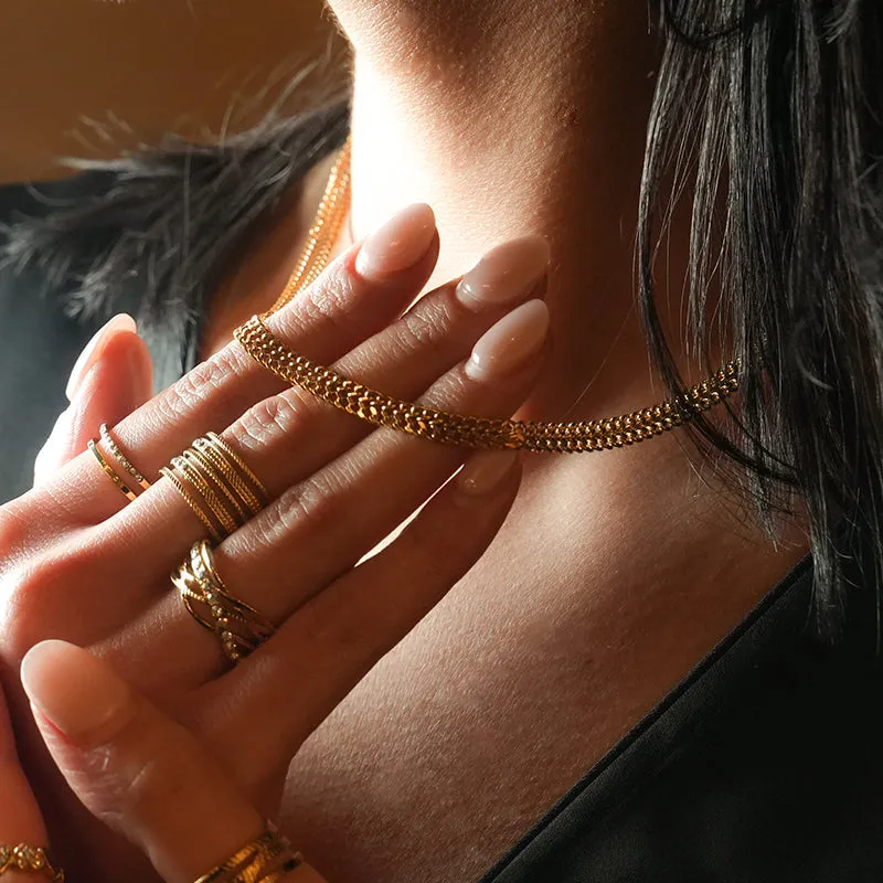 ANIMA Twin Chain Necklace