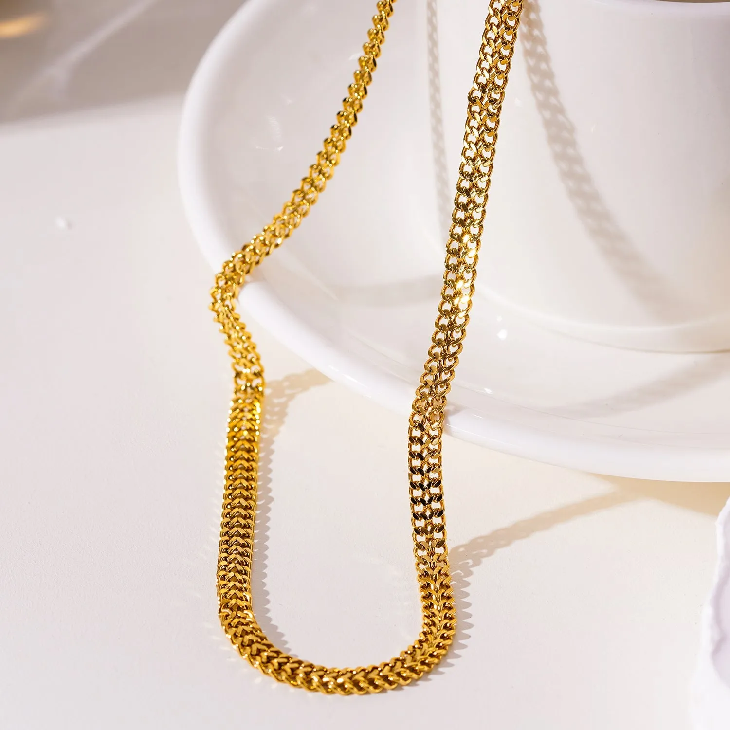 ANIMA Twin Chain Necklace