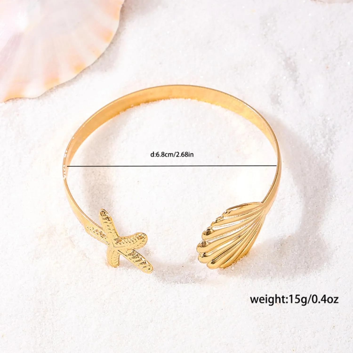 Arm Cuff for Women Upper Arm Cuffs Jewelry Gold Cuff Bangles Bracelet Summer Beach Essentials 2025