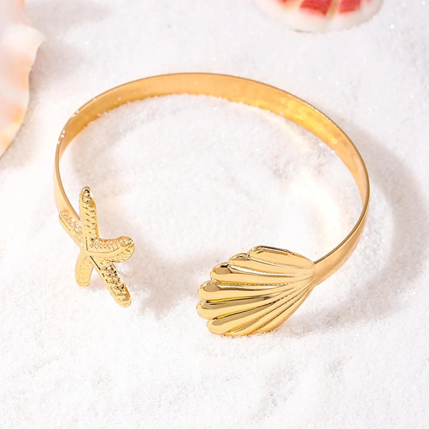 Arm Cuff for Women Upper Arm Cuffs Jewelry Gold Cuff Bangles Bracelet Summer Beach Essentials 2025