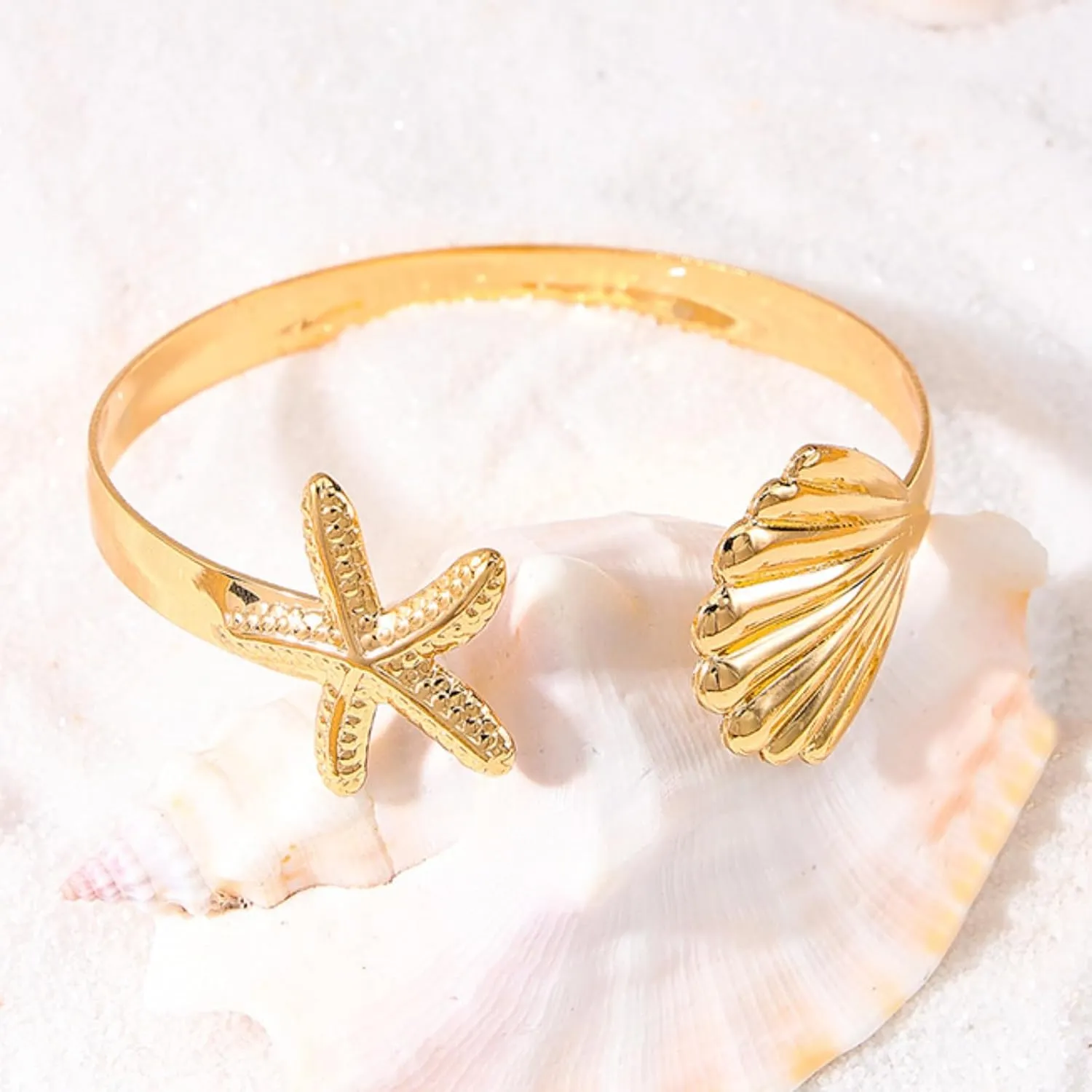 Arm Cuff for Women Upper Arm Cuffs Jewelry Gold Cuff Bangles Bracelet Summer Beach Essentials 2025