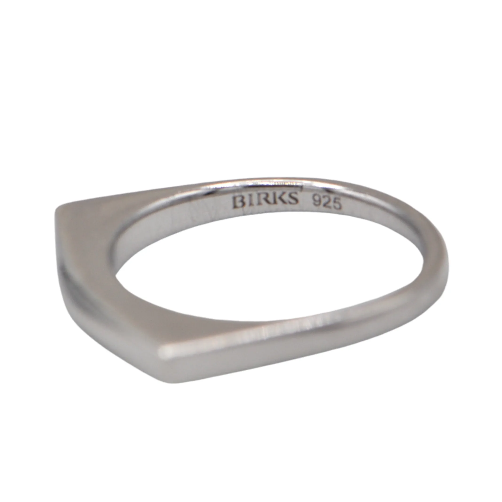 Birks Rock & Pearl Collection Sterling Stackable Ring Set