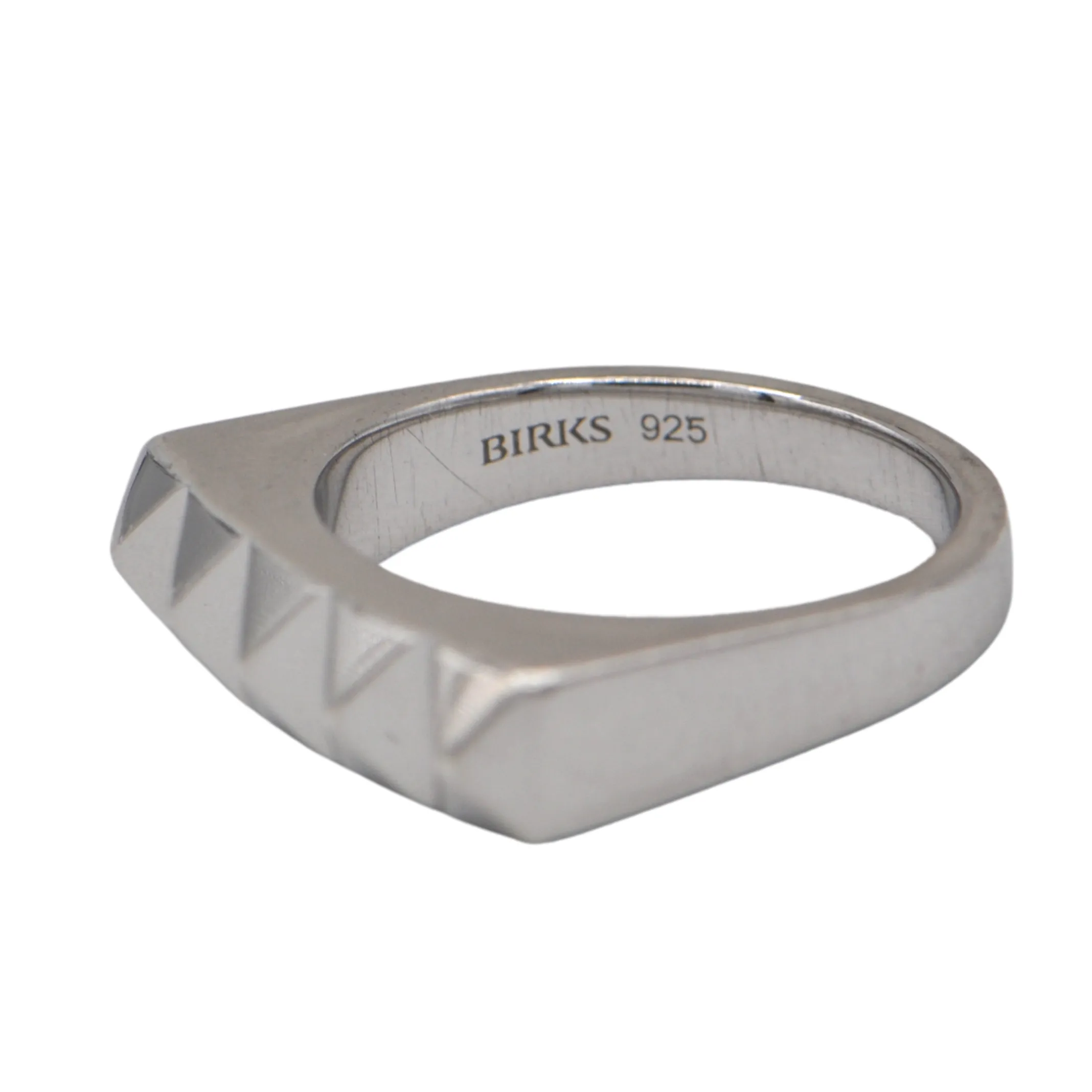 Birks Rock & Pearl Collection Sterling Stackable Ring Set