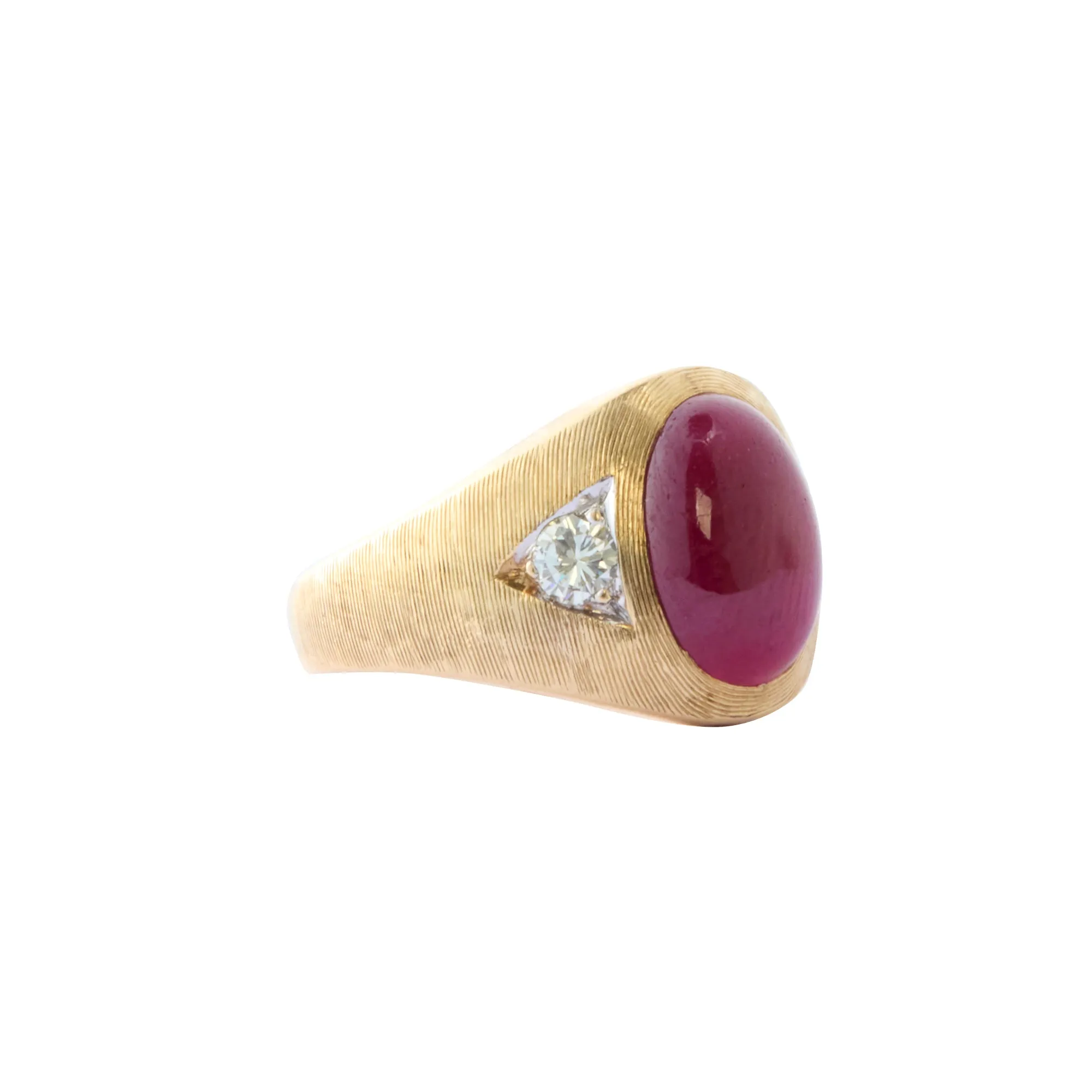 Cabochon Ring - Ruby