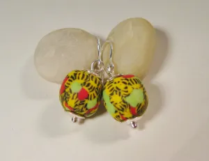 Contemporary African Bead Earrings