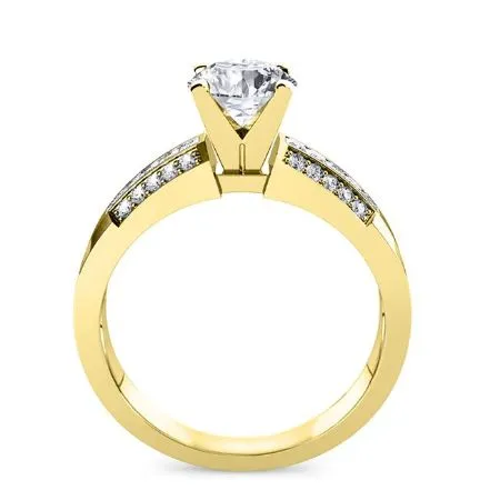 Crocus - Round Lab Diamond Engagement Ring (IGI Certified)