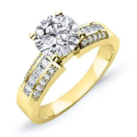 Crocus - Round Lab Diamond Engagement Ring (IGI Certified)