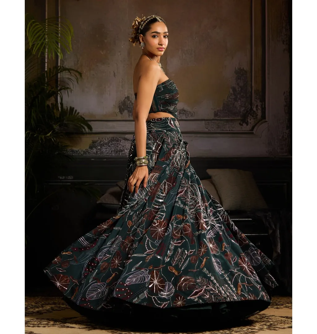 Emerald Glow Lehenga Set