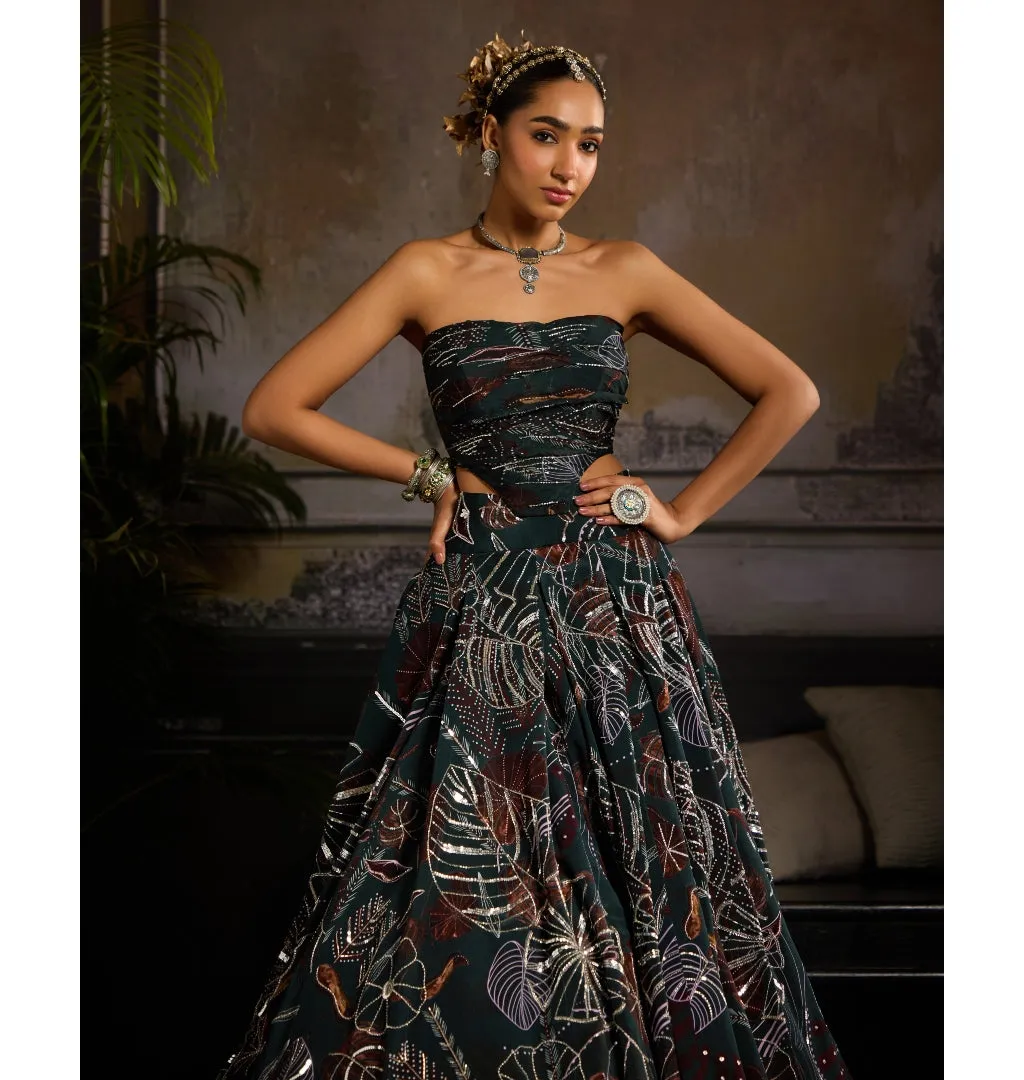 Emerald Glow Lehenga Set