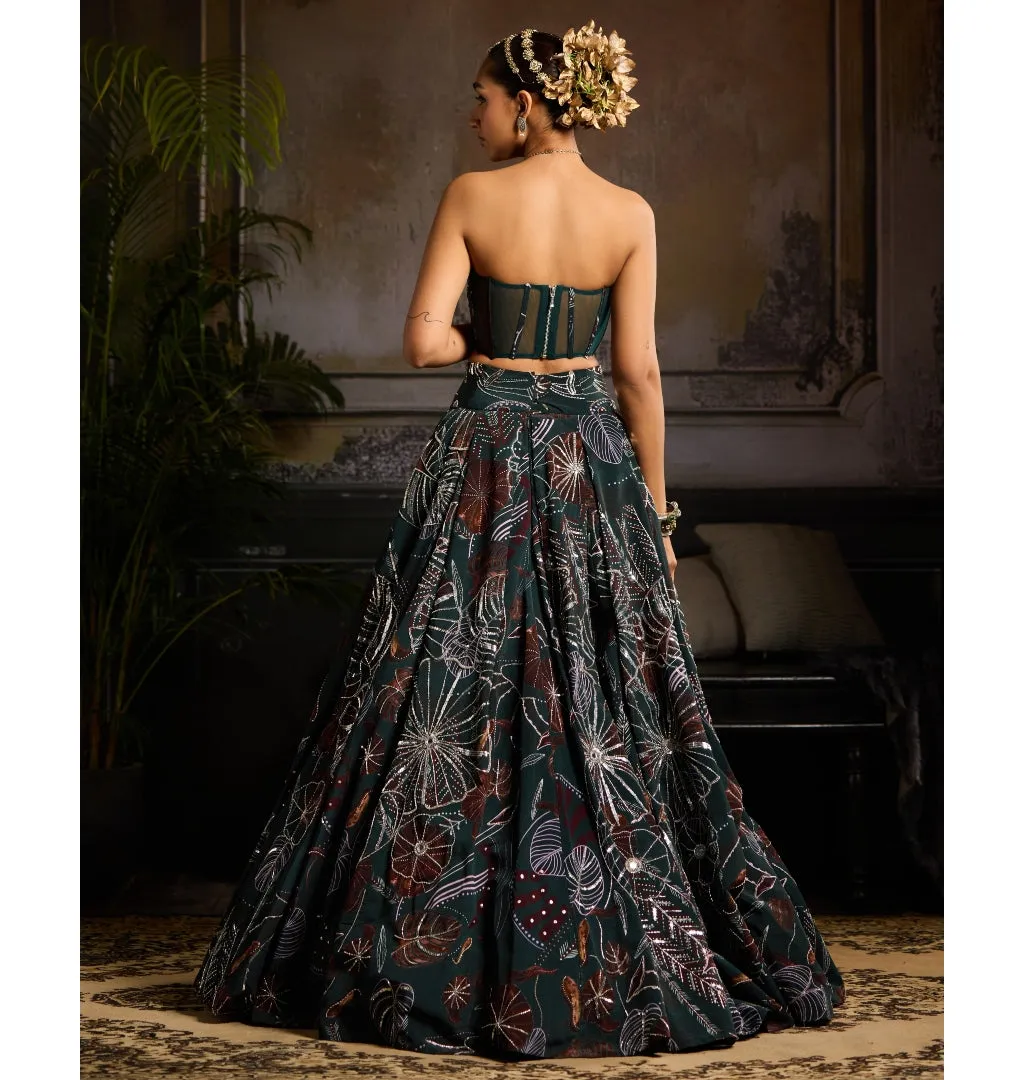 Emerald Glow Lehenga Set