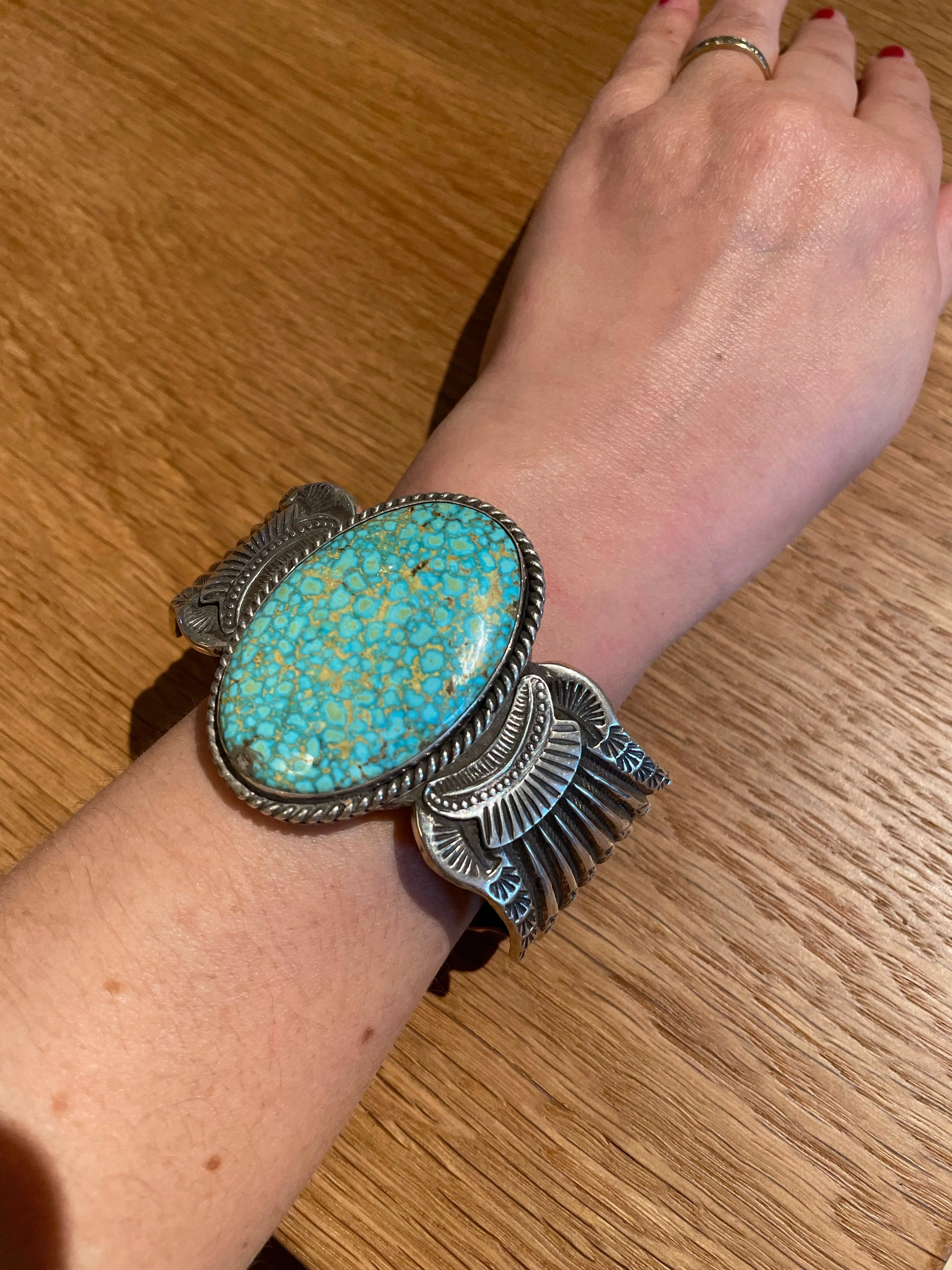Garrett Hale Navajo Turquoise Cuff