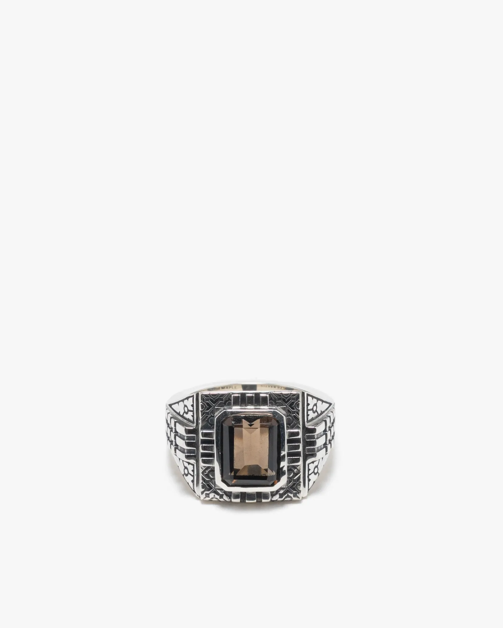 Gazzi Signet Silver 925/Smokey Quartz