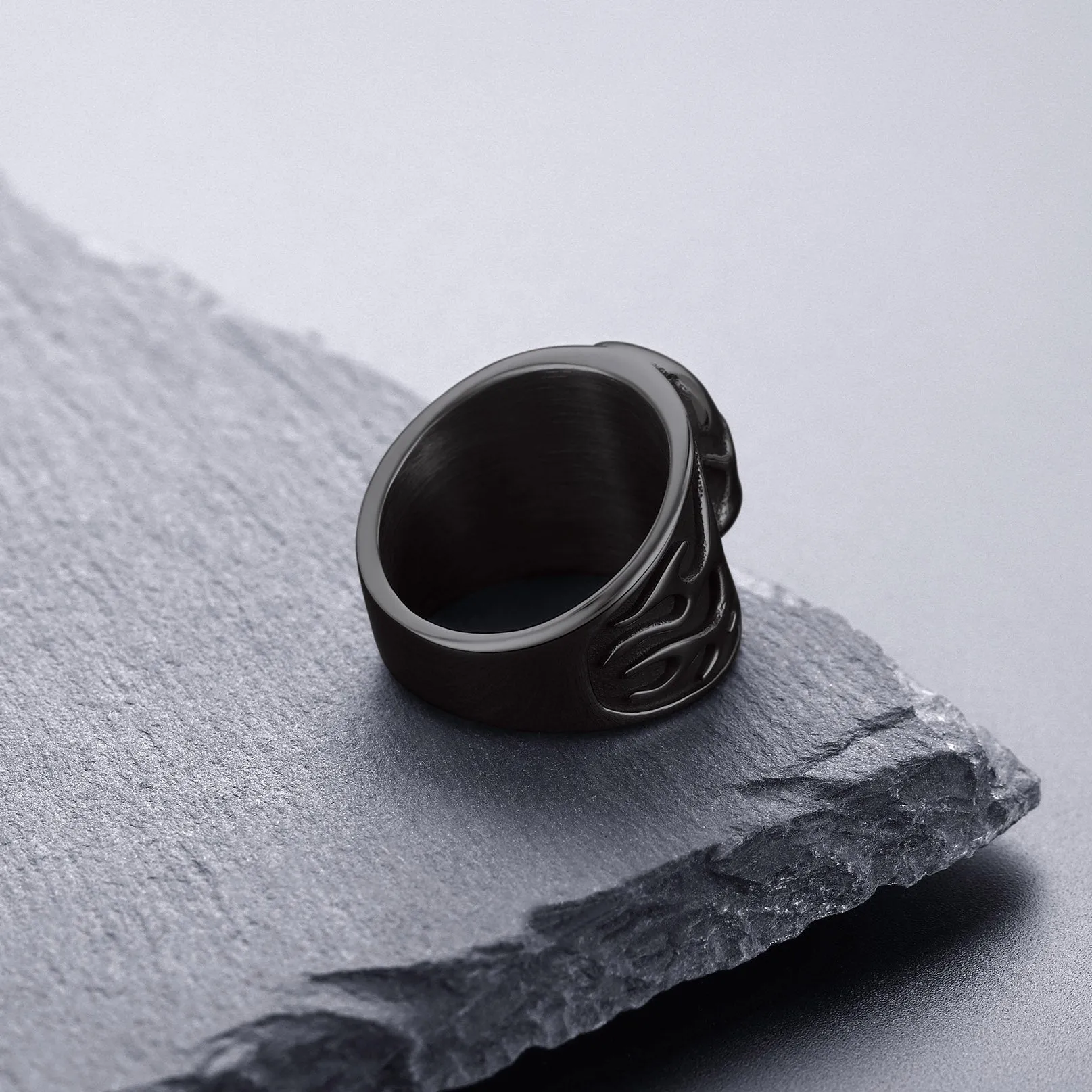 Gothic Frame Skull Ring Stainless Steel Ring