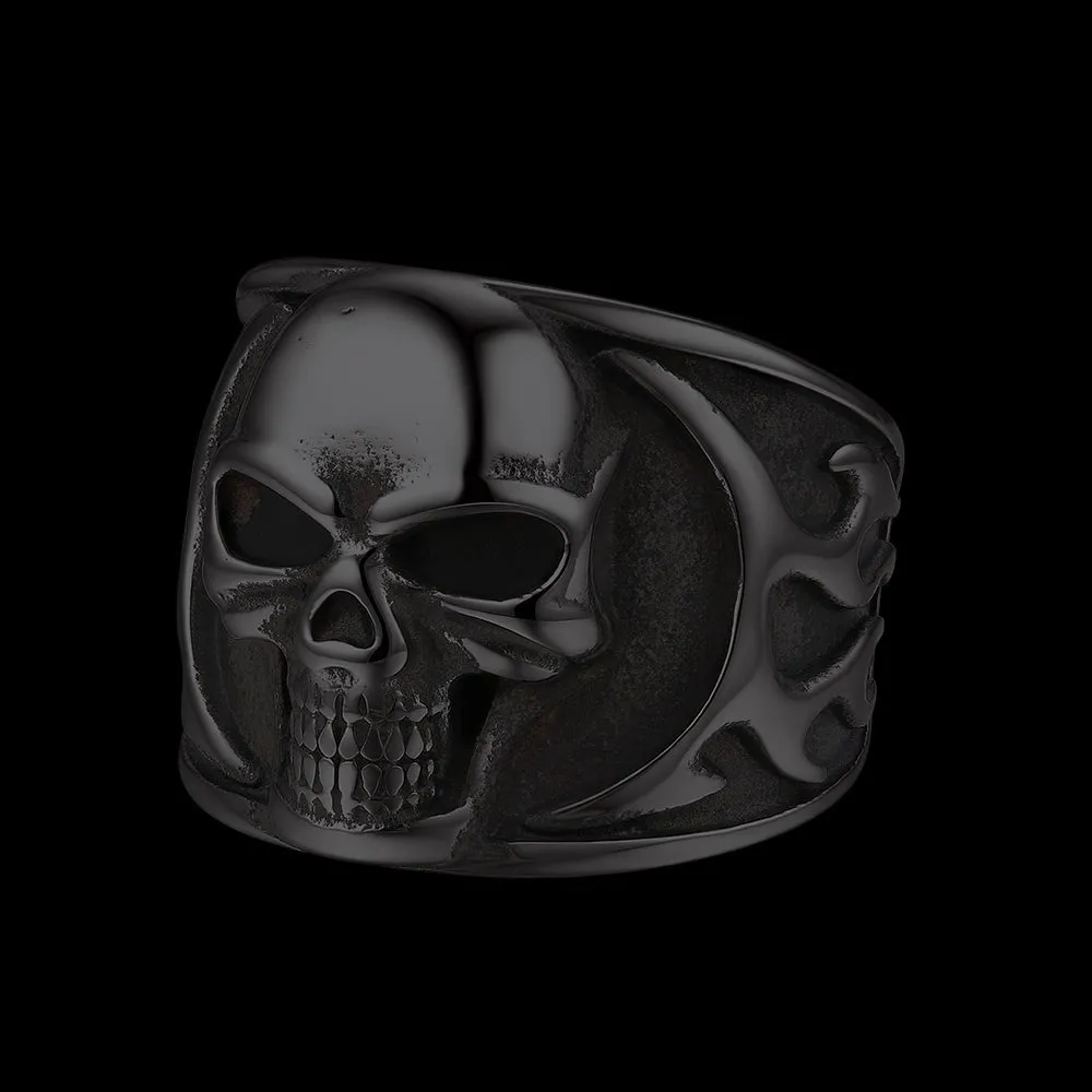 Gothic Frame Skull Ring Stainless Steel Ring