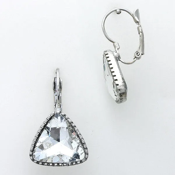 iLLASPARKZ Crystal Delta Dangle Earrings