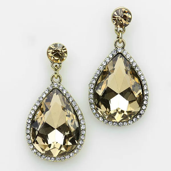 iLLASPARKZ Crystal Droplet Earrings
