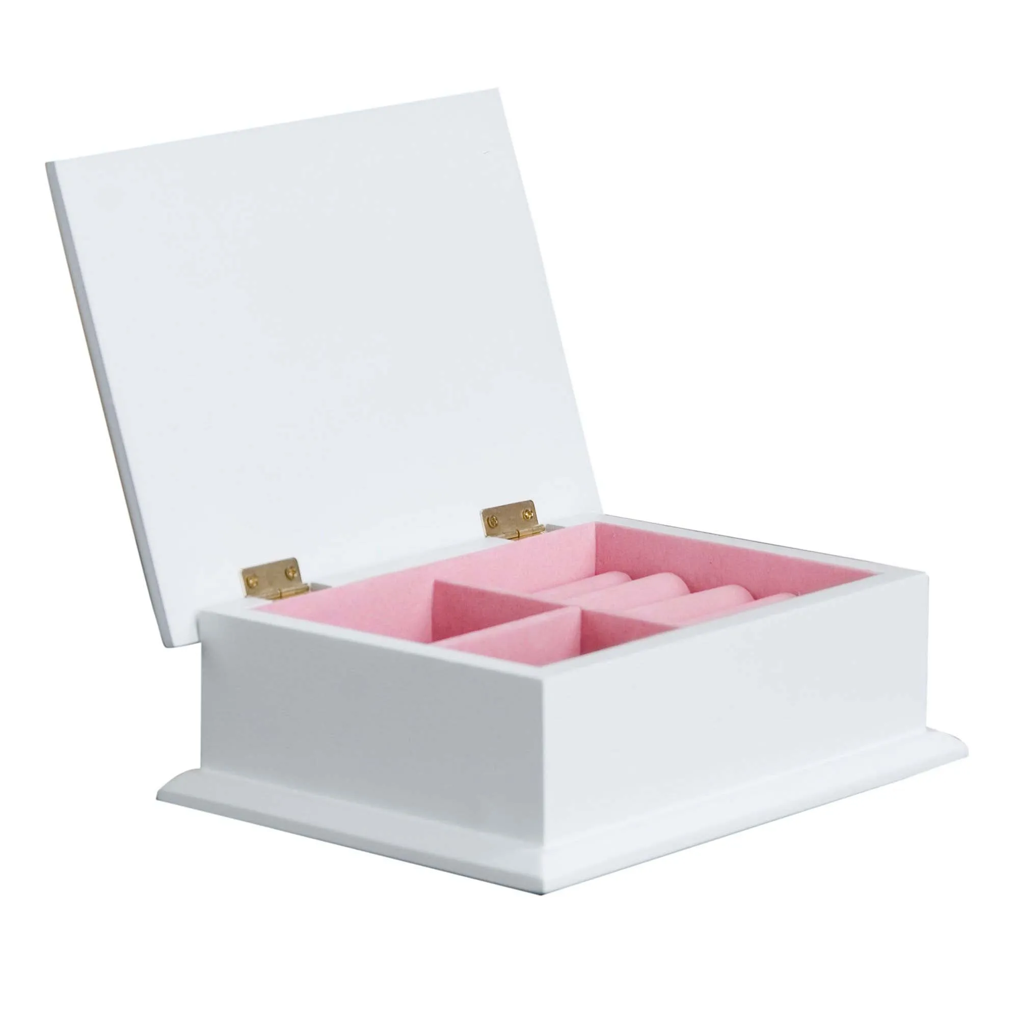 Lift Top Jewelry Box - Pink World Map
