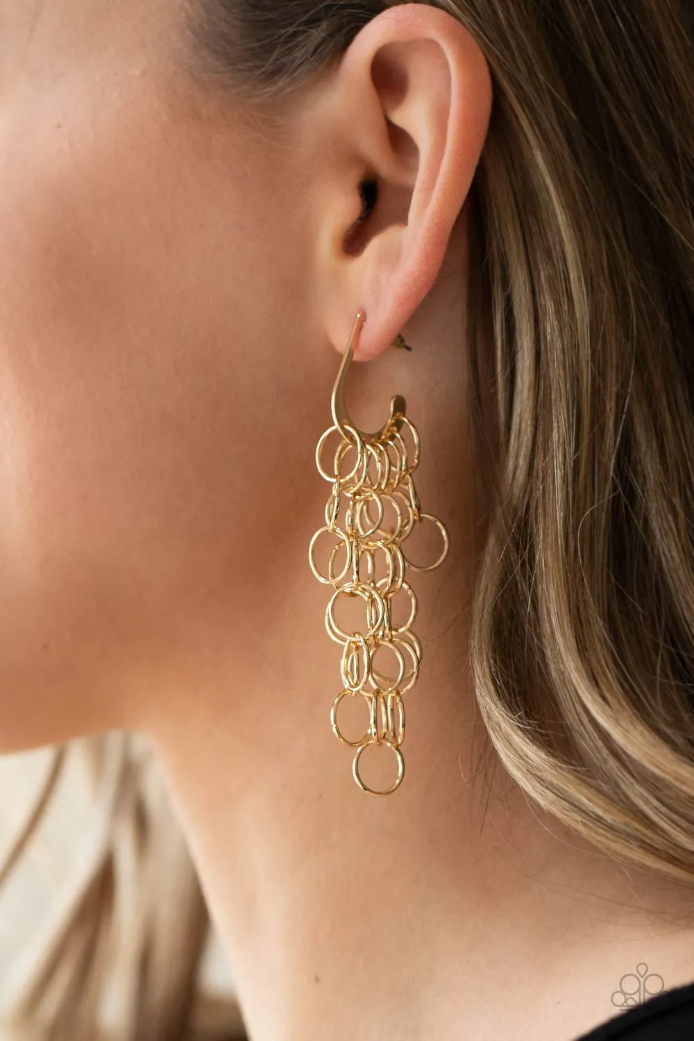 Long Live The Rebels - Gold Earring