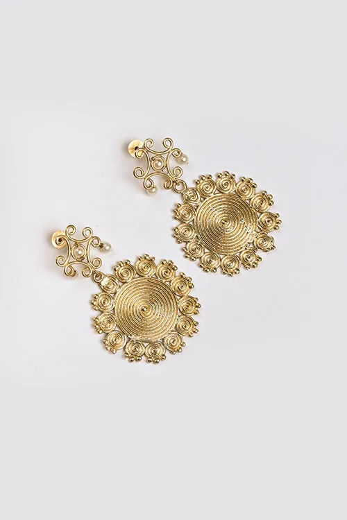 Miharu Apsara Statement Earrings