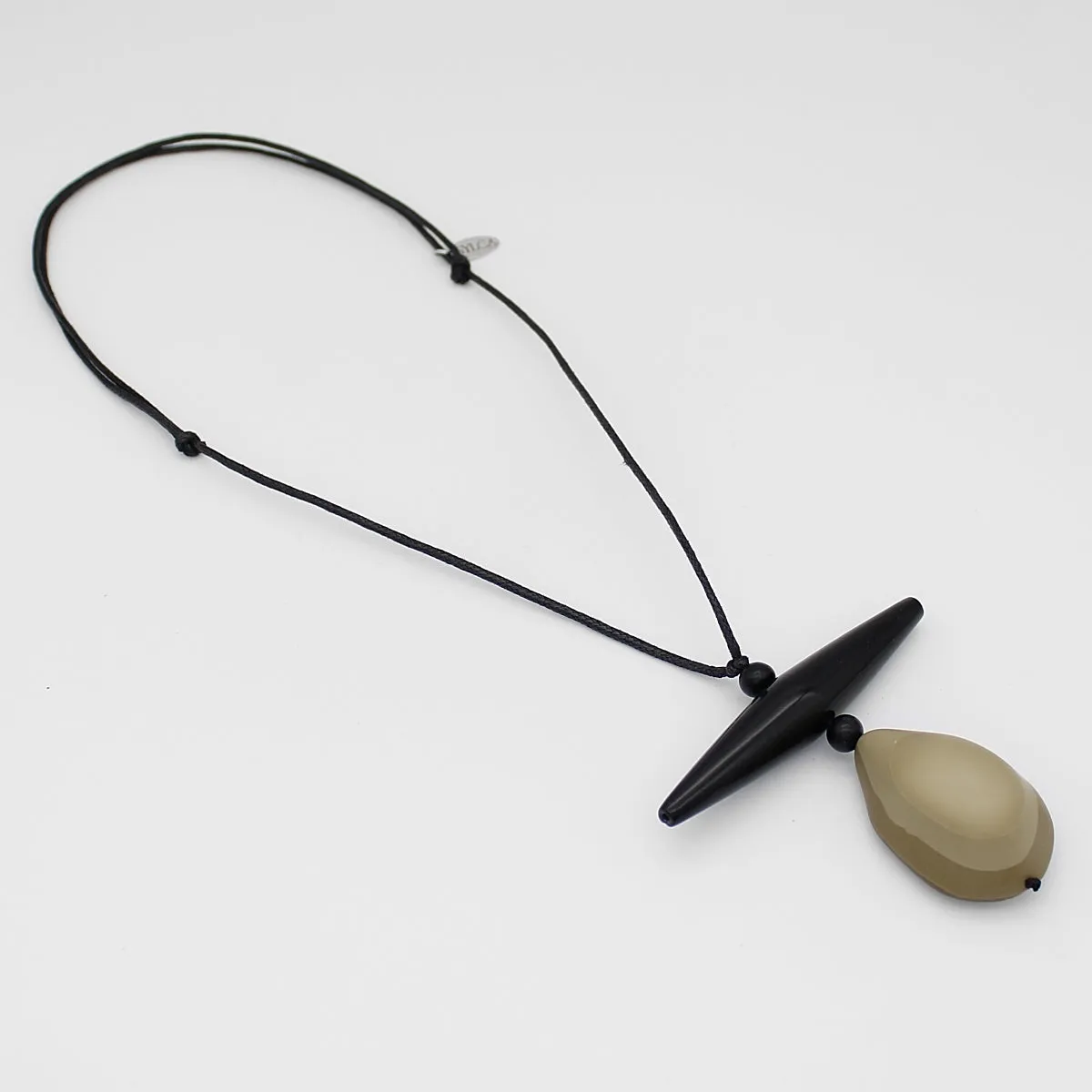 Natural Element Resin Pendant Necklace
