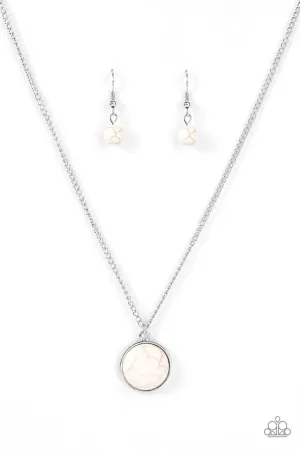 Paparazzi Necklace ~ Natural History - White