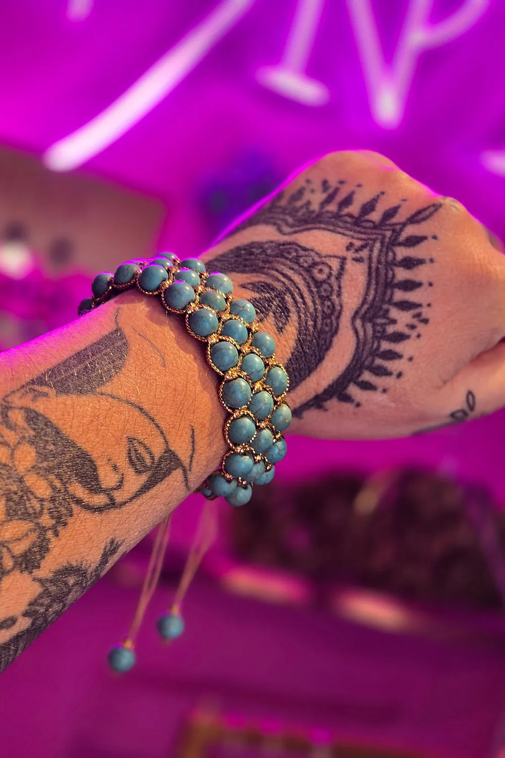 Phoenix Rising Bracelet - Turquoise