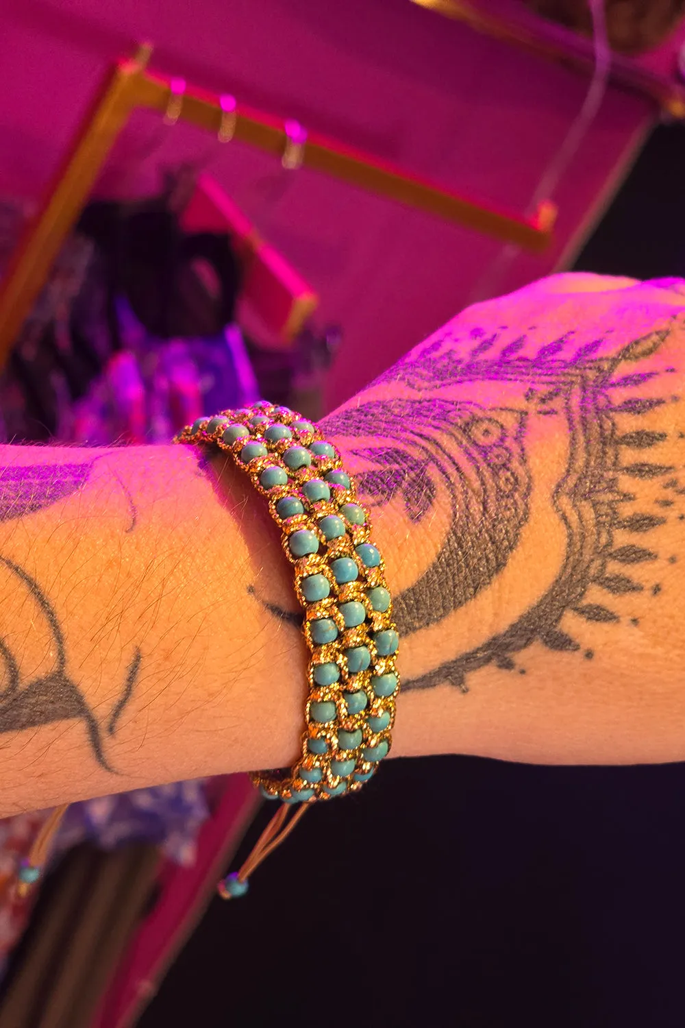 Phoenix Rising Bracelet - Turquoise