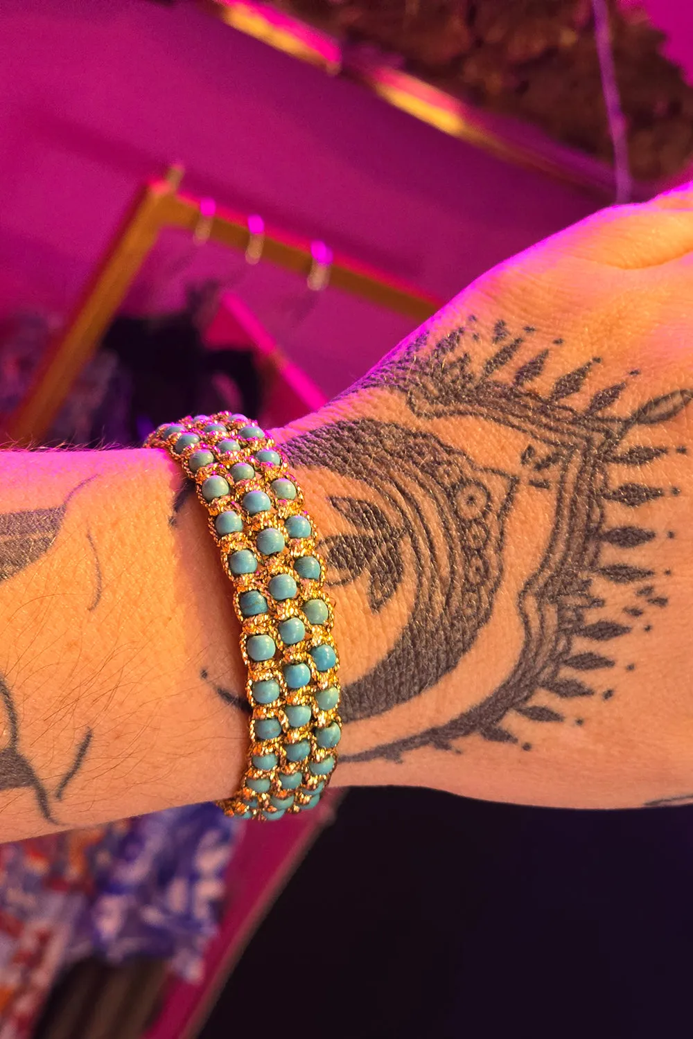 Phoenix Rising Bracelet - Turquoise