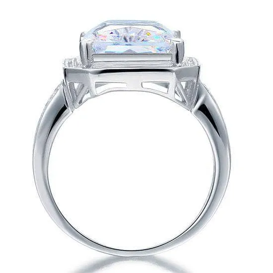 Radiant Cut Created Diamond Ring
