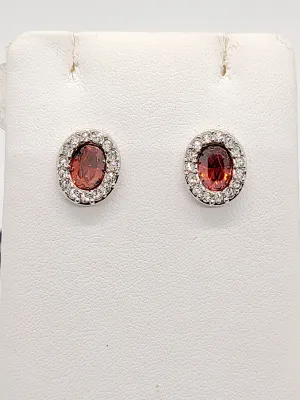Red Earrings Studs