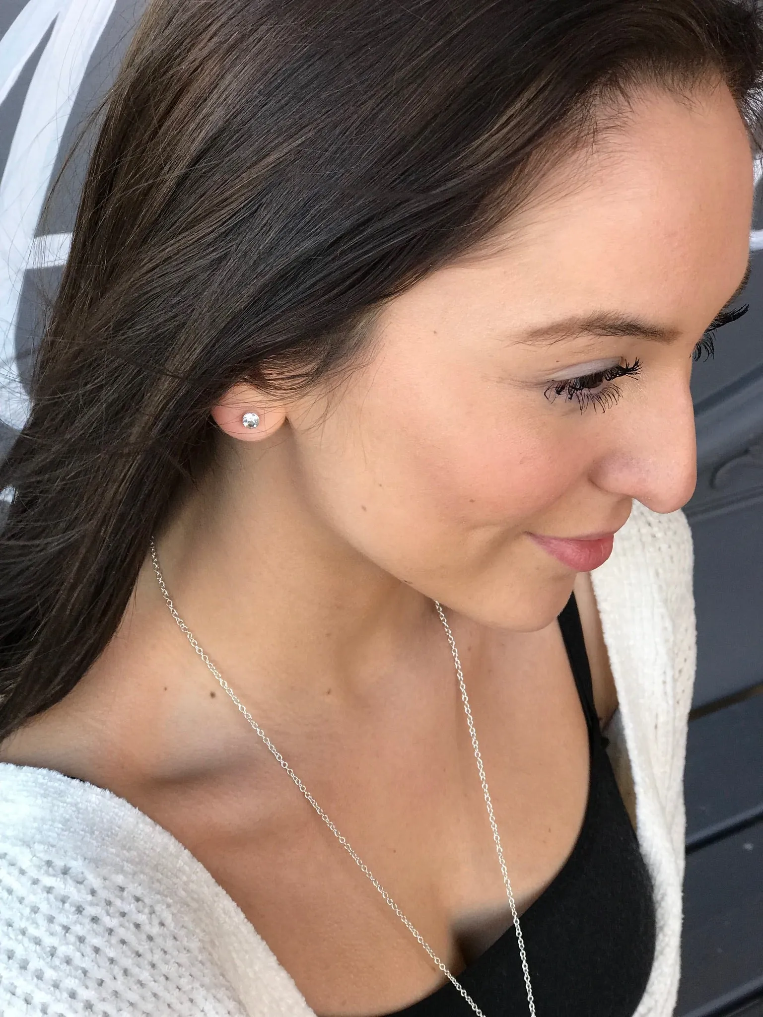 Sadie Crystal Studs- Gold