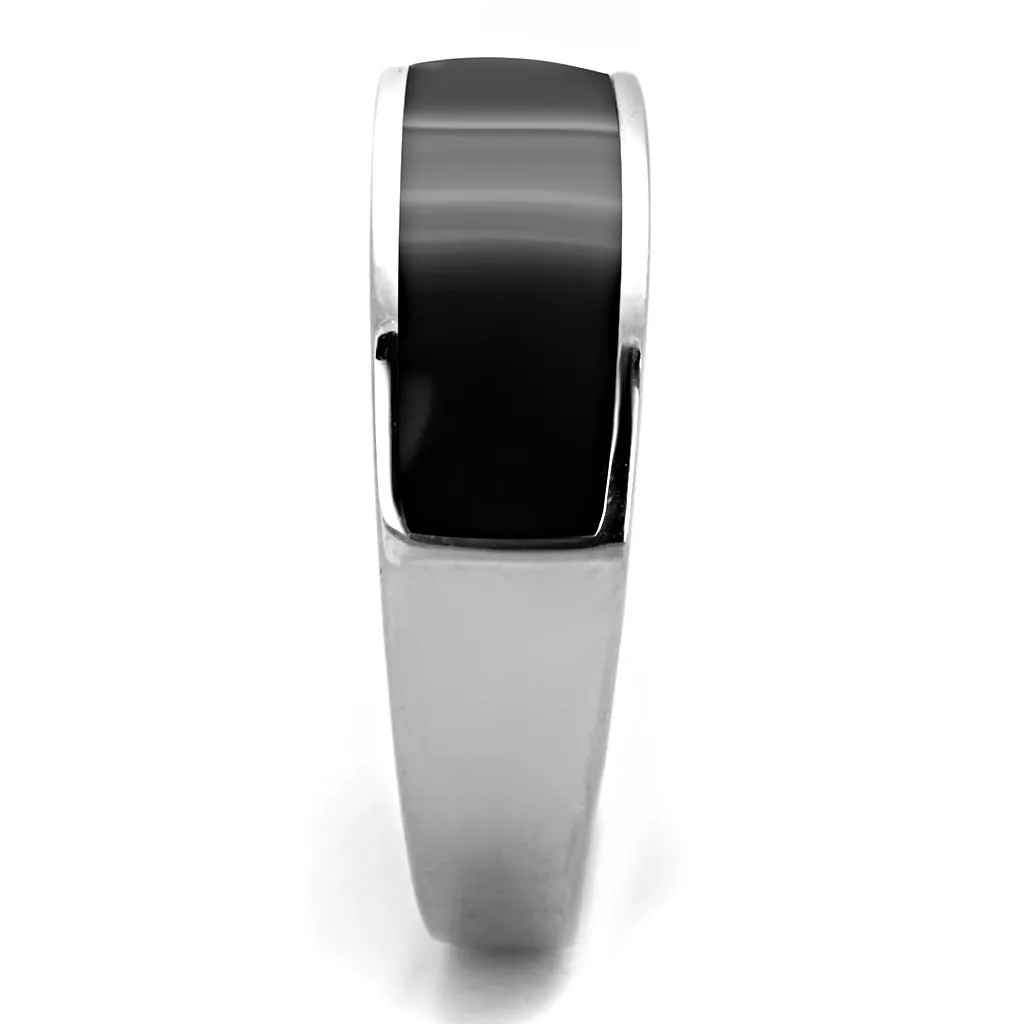 SteelGlow Men's Epoxy Ring