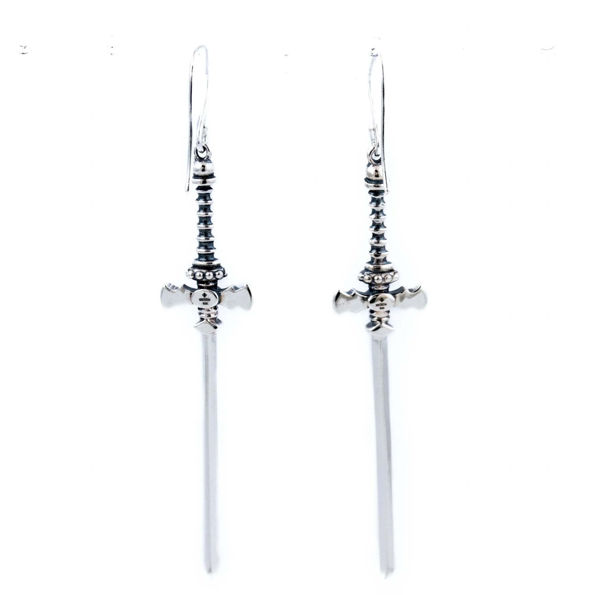 Sterling Silver "Defender" Earrings