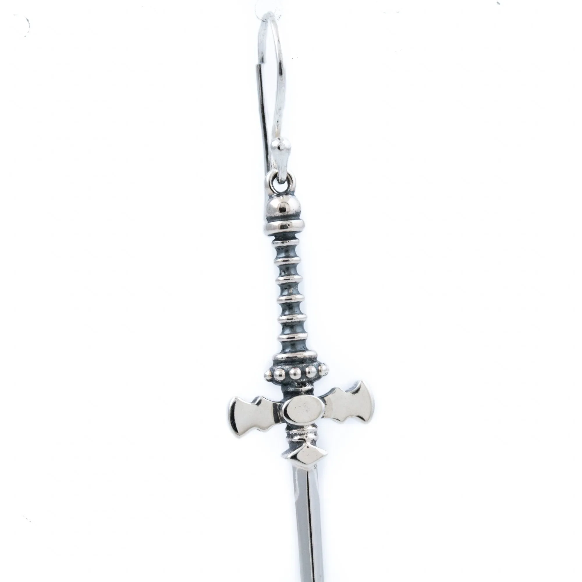 Sterling Silver "Defender" Earrings