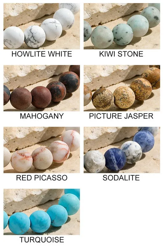 Stone Stackable Bracelets