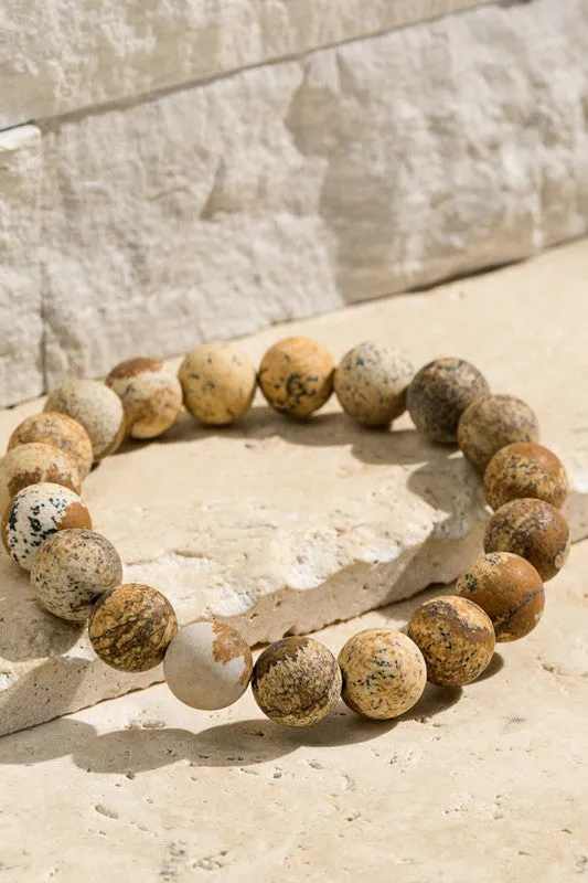 Stone Stackable Bracelets