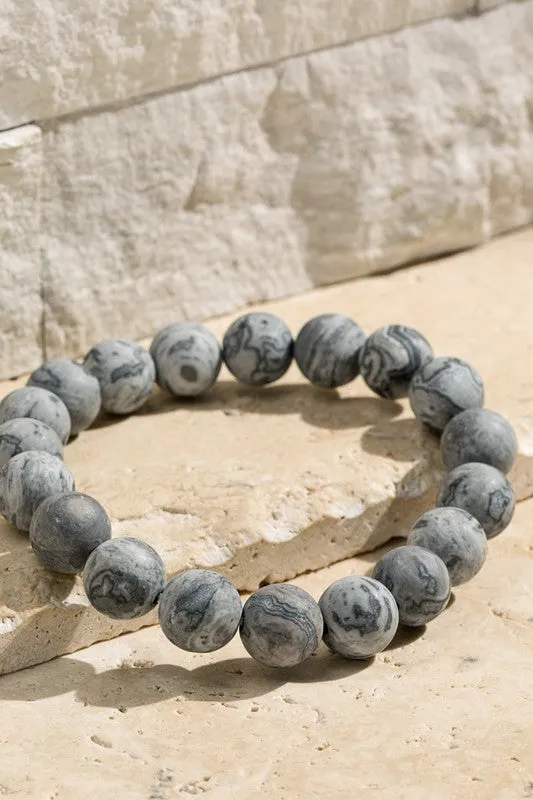 Stone Stackable Bracelets