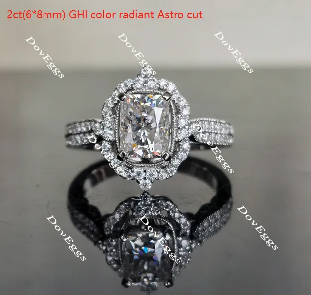 The Isabela half eternity pave ring